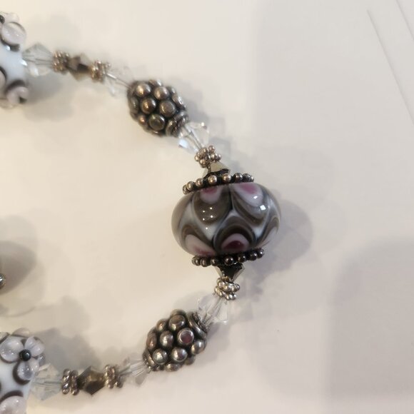 Lampwork bead bracelet - Picture 2 of 4